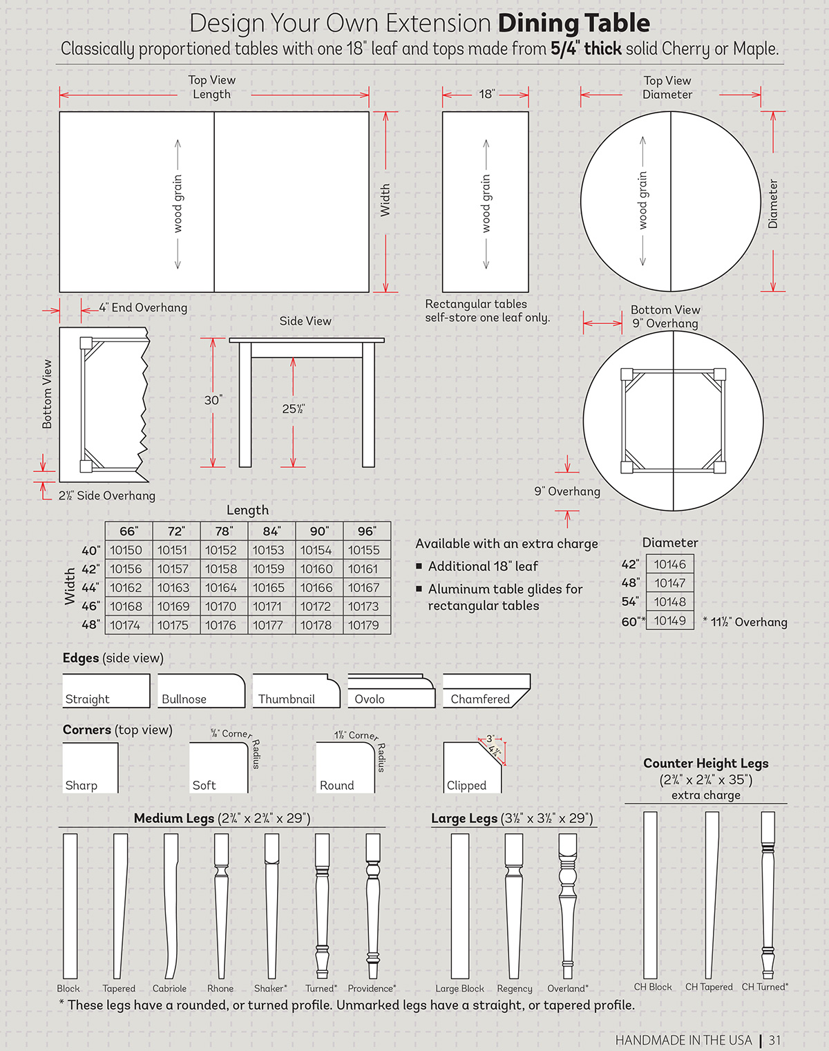 Design Your Own Dining Table Online