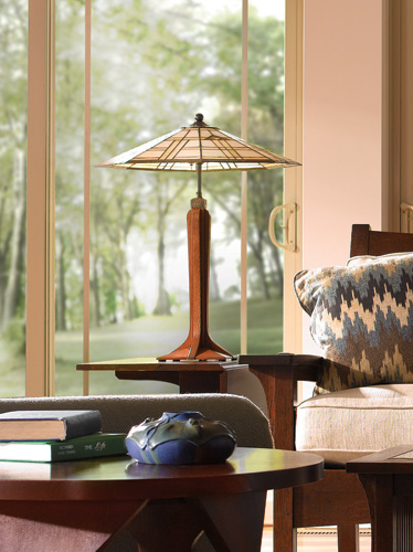 Stickley Art Glass Table Lamp