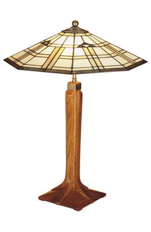 Stickley corbel base table lamp