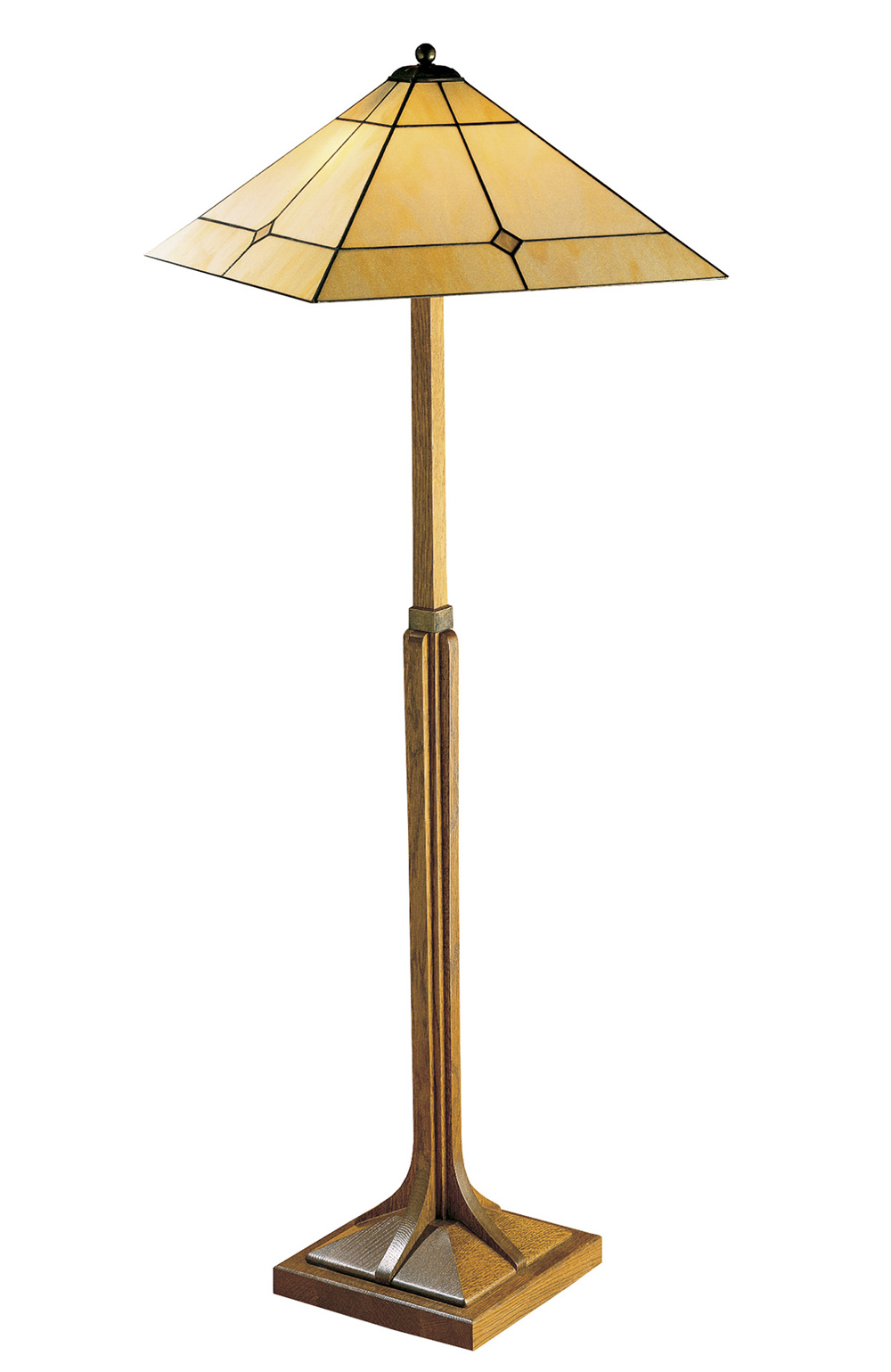 Stickley corbel base floor lamp