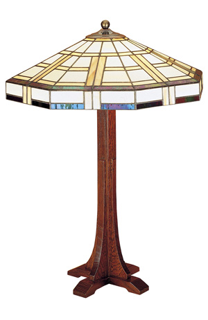 Stickley cross base table lamp