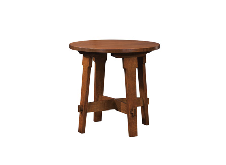 1410 Gus Round Lamp Table