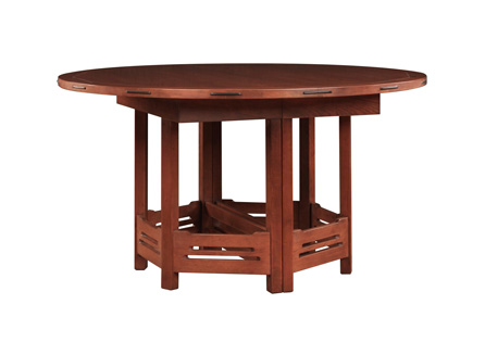AN-7357-2LVS Thorsen 60" Round Dining Table
