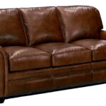 Brown Leather Sofa