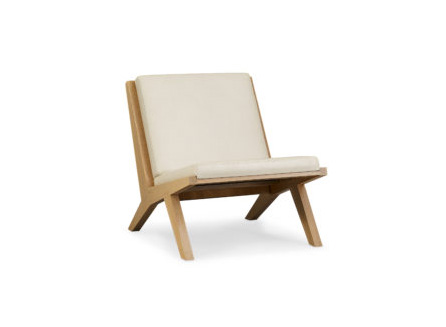 Armless Wood-Frame Chair