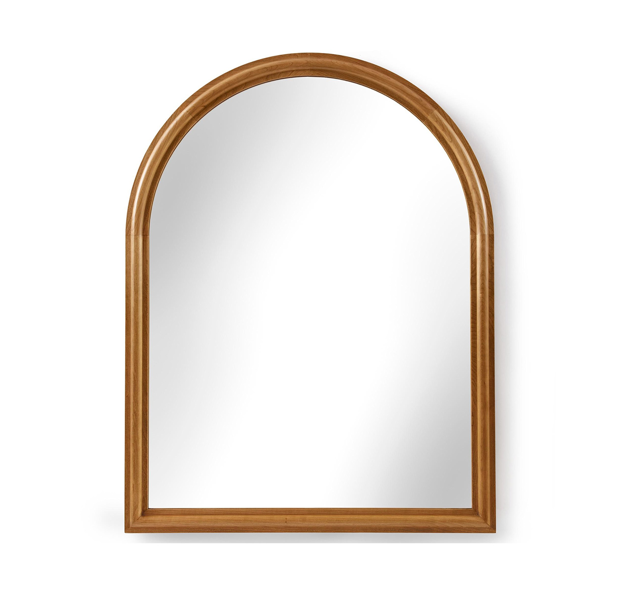 wood framed mirror