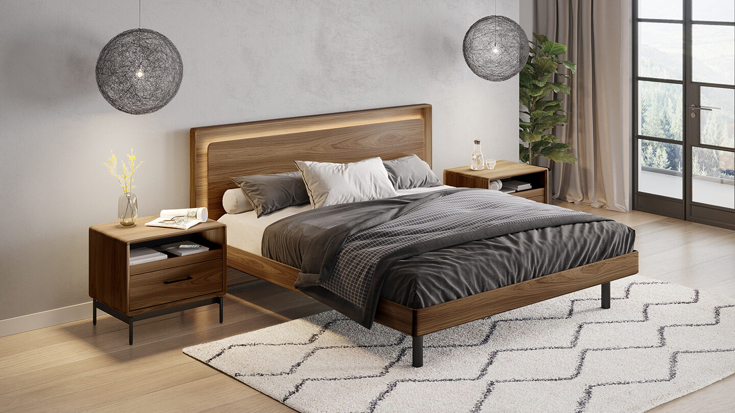walnut bedroom furniture