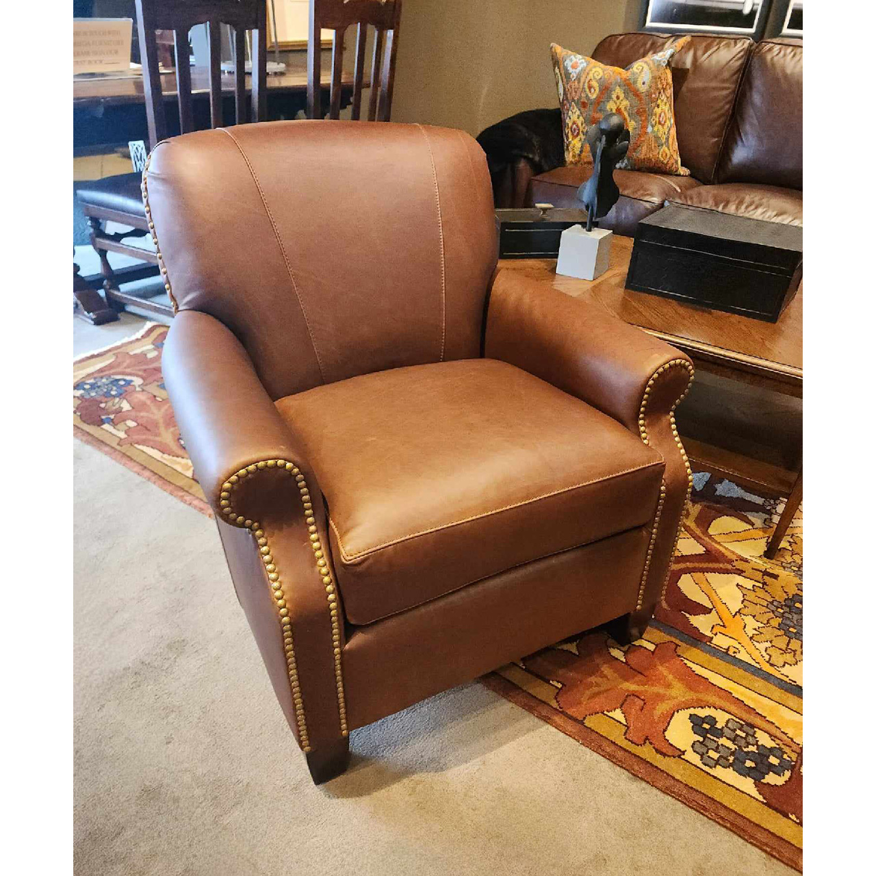 leather occasional chair