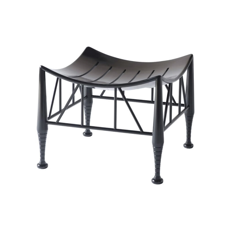 metal un-upholstered stool