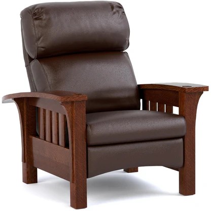 Brown Leather Recliner