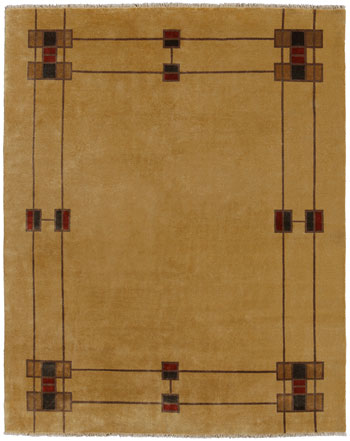 prairie border rug