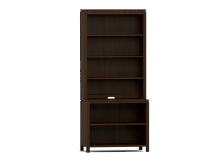 812-640 | 812-648 Dwyer Open Bookcase with hutch