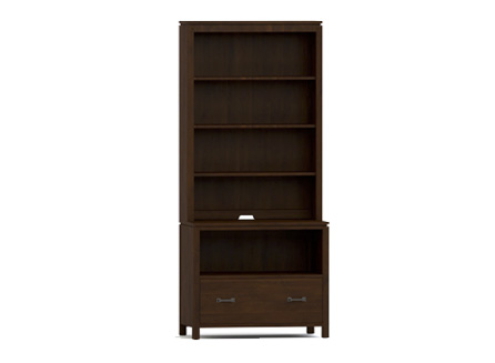 812-641 | 812-648 Dwyer One-Drawer File with Hutch