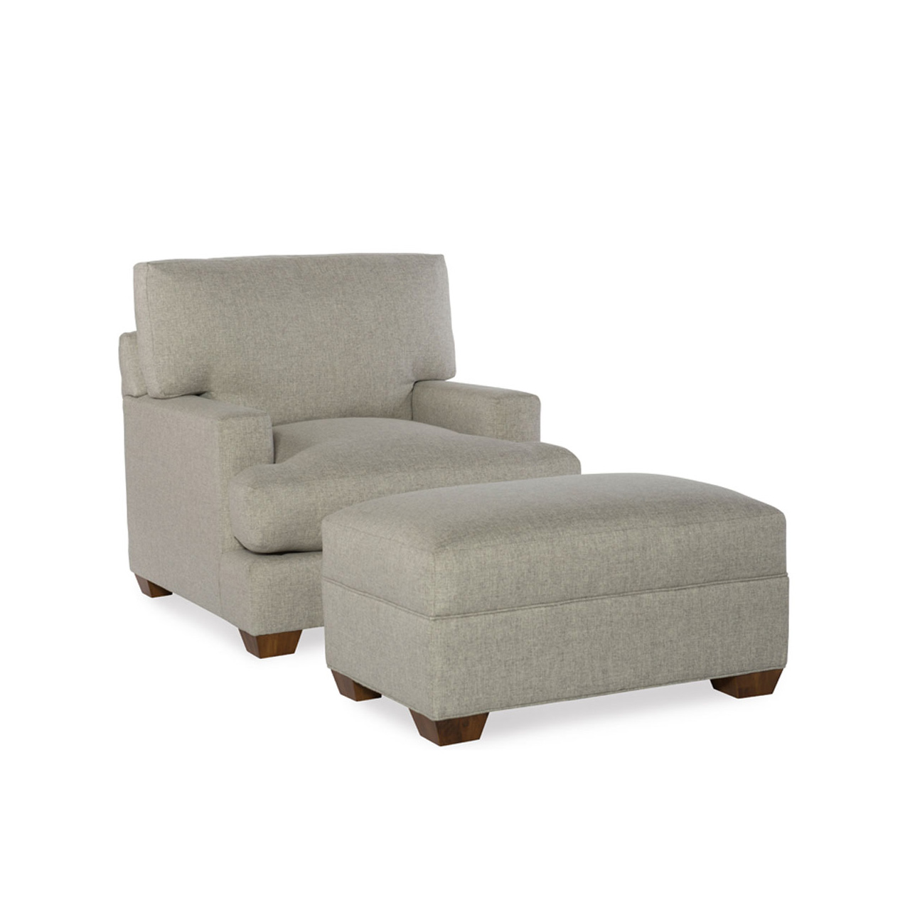 chair and ottoman
