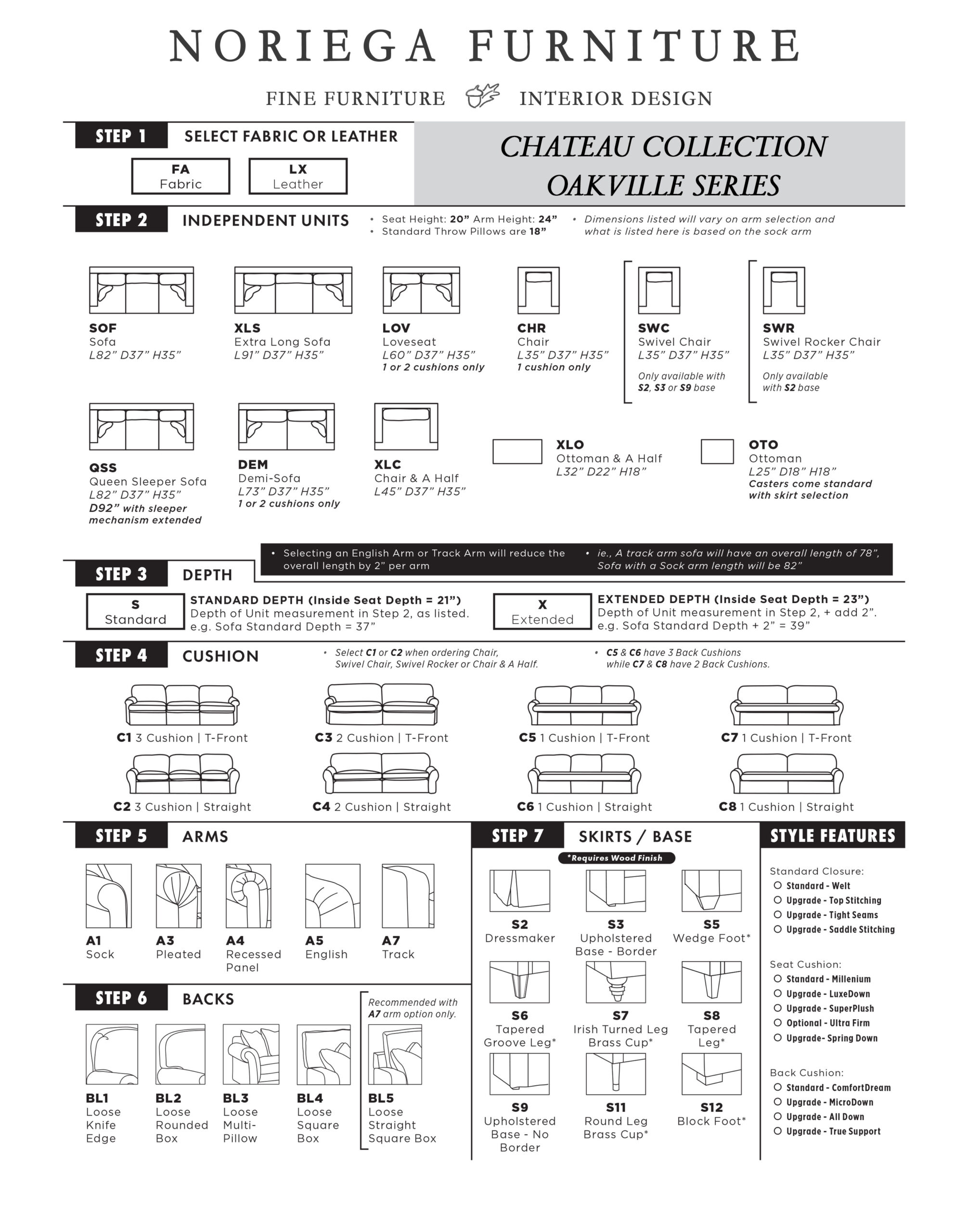 sofa configurations