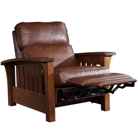 Stickley Bow Arm Morris Power Recliner
