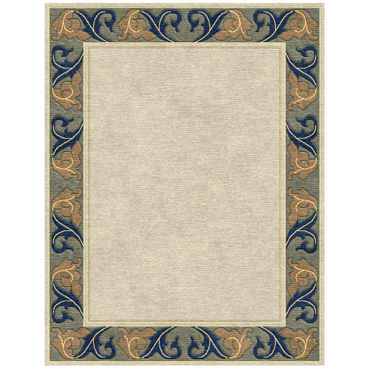 Voysey Border Rug