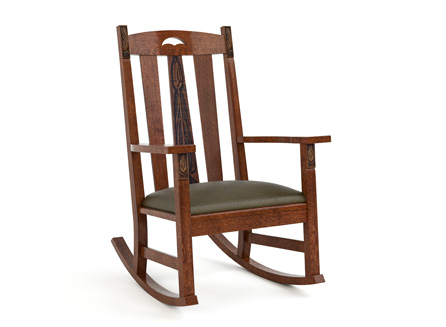 La Salle Wood Rocking Chair