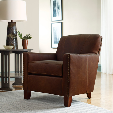 leather occasional chair